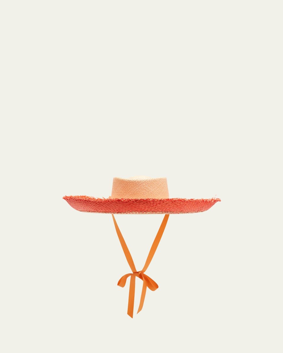 Upturn Seashells Straw Beach Hat